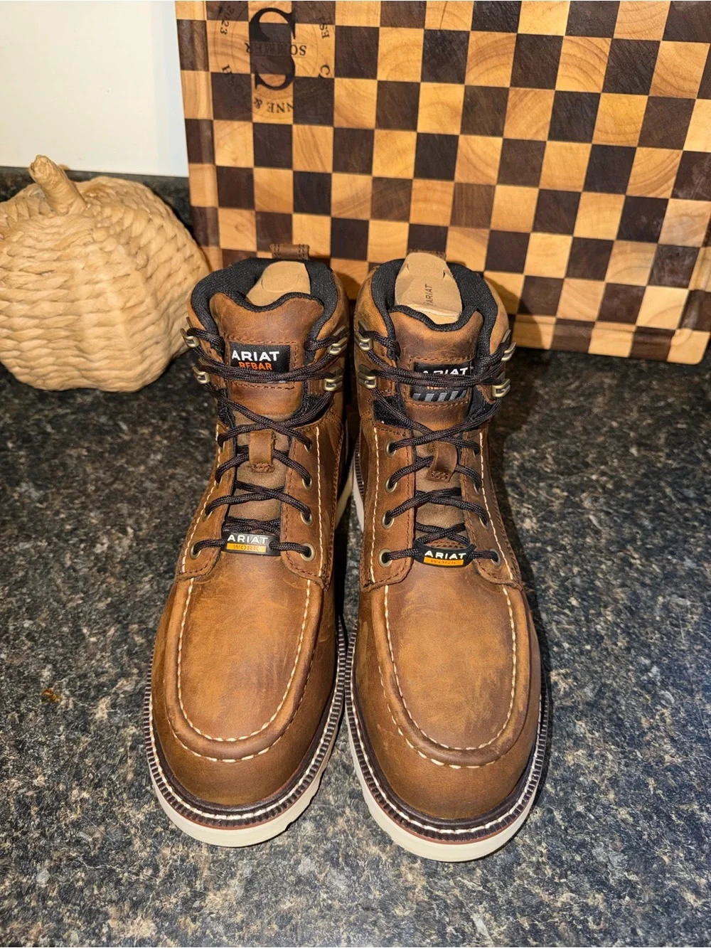 Ariat Men’s 7.5 Rebar Lift Waterproof Composite Toe Work Boots